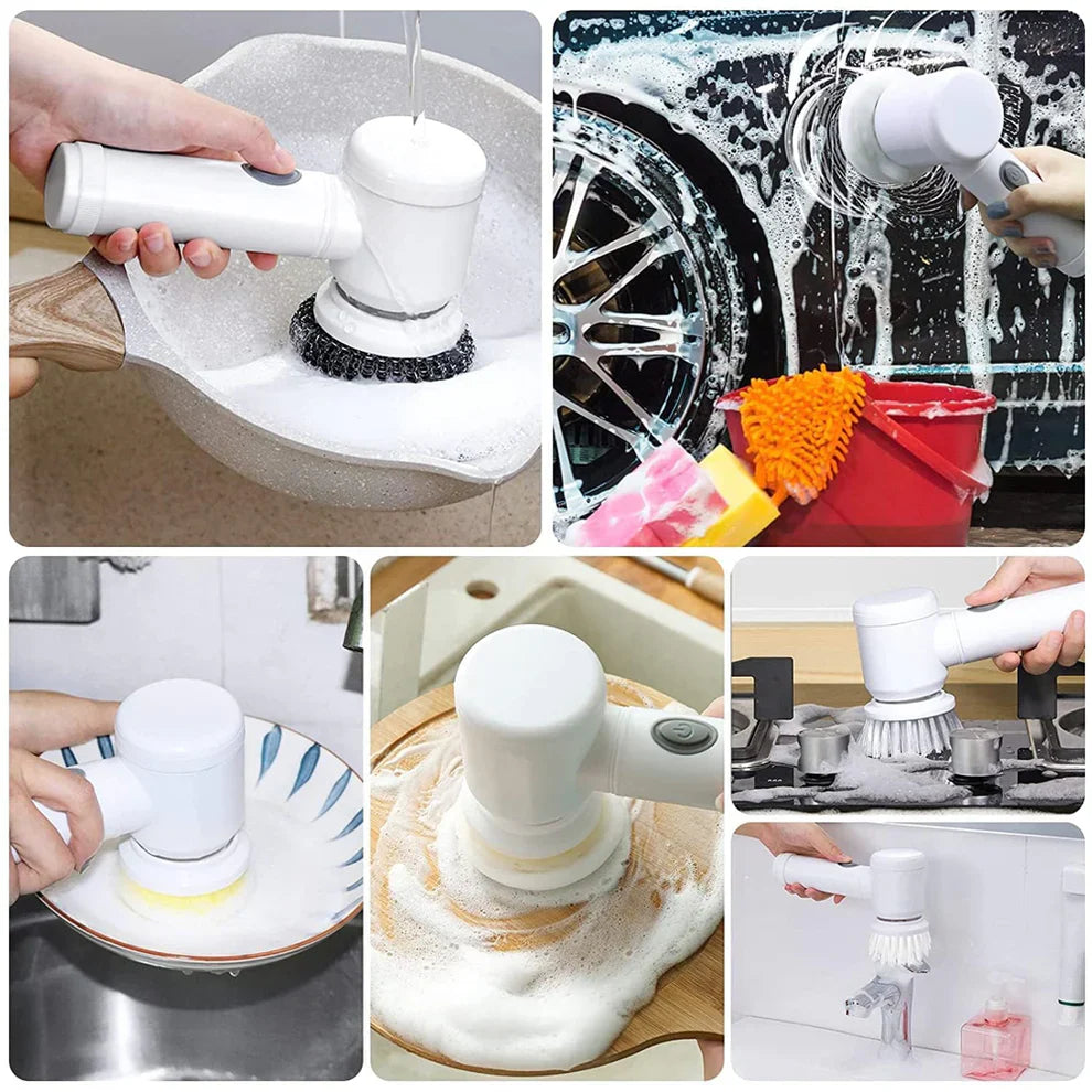 5-in-1 Multi Functional Electric Cleaning Brush